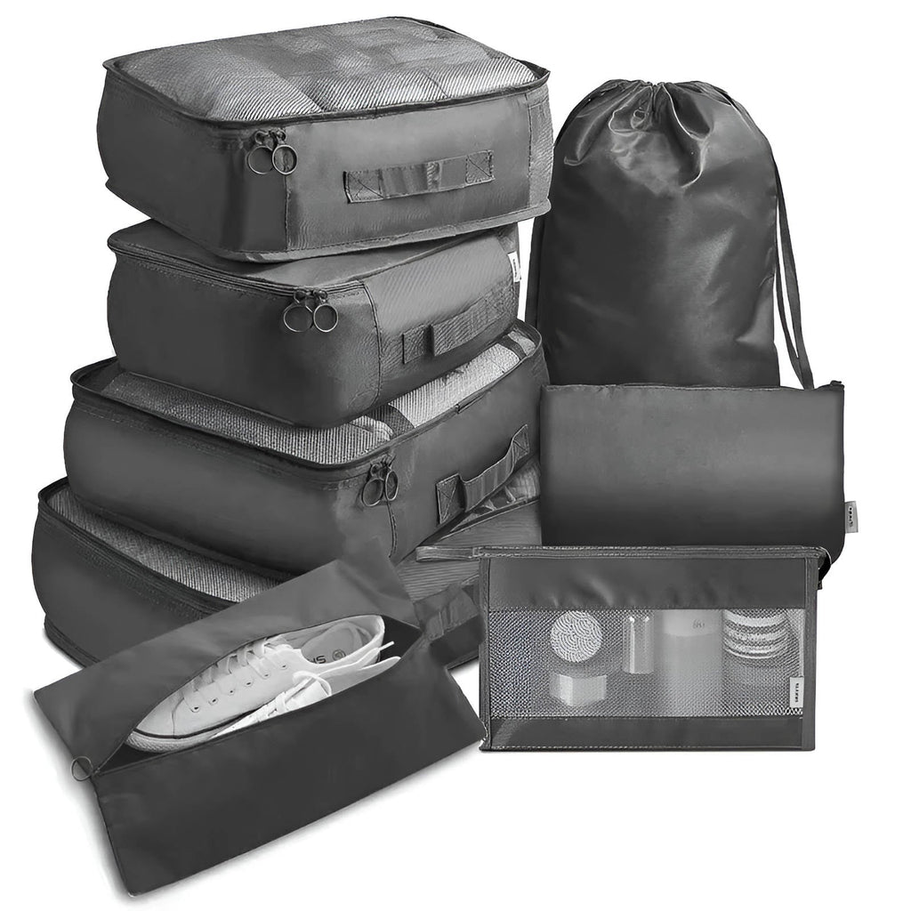 7 Piece Travel Packing Cube Organizer Set with Storage Bags
