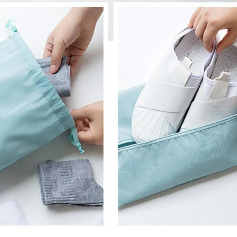 7 Piece Travel Packing Cube Organizer Set with Storage Bags