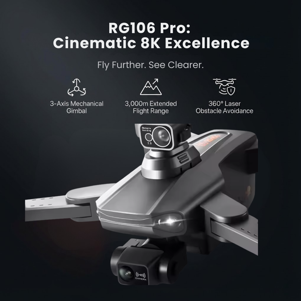 Drone with Fpv 8K Dual Camera GPS Brushless Motor Professional Aerial Photography - Image 2