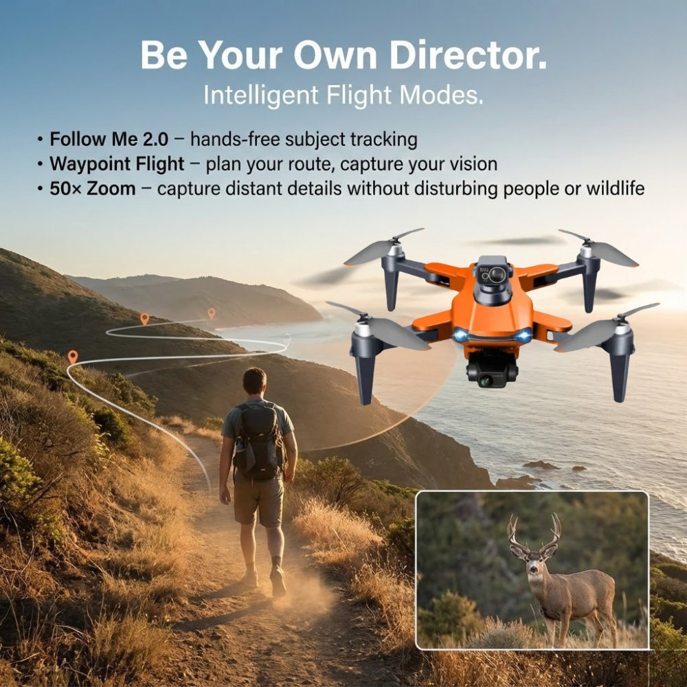 Drone with Fpv 8K Dual Camera GPS Brushless Motor Professional Aerial Photography - Image 7