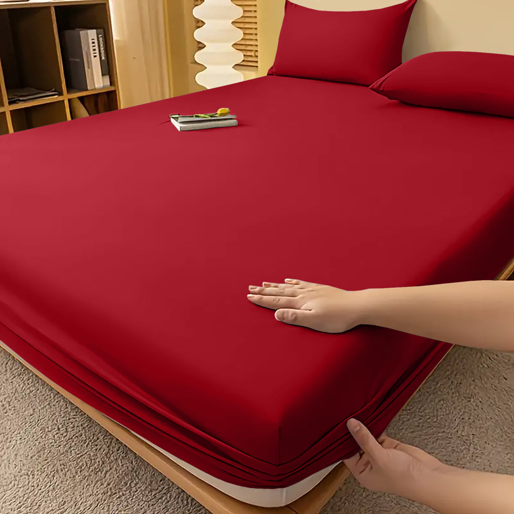 Extra Deep Fitted Bed Sheet Soft Wrinkle Resistant