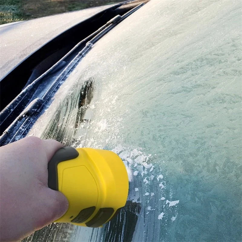 Electric Car Ice Scraper with USB Rechargeable Cordless Design and Rotating Scraping Disc - Image 5