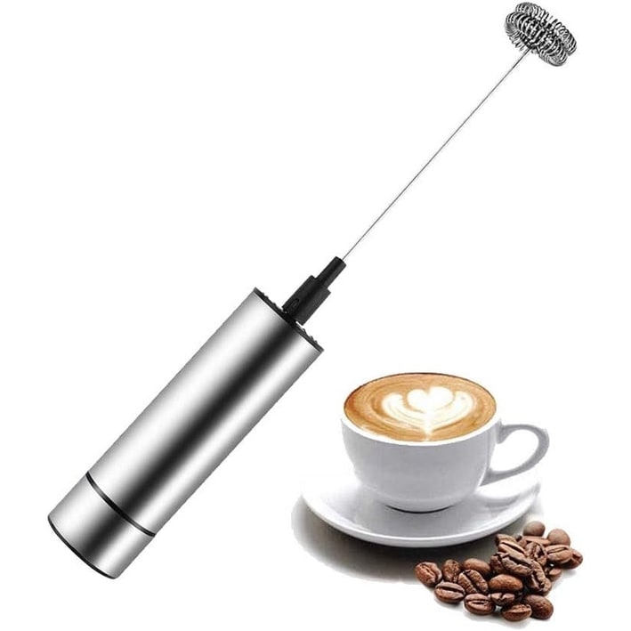 Electric Coffee Frother with Stainless Steel Whisk and USB Rechargeable Handheld Design - Image 5