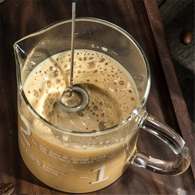 Electric Coffee Frother with Stainless Steel Whisk and USB Rechargeable Handheld Design - Image 7