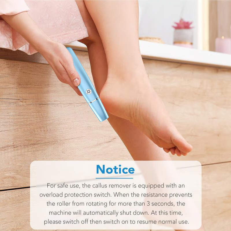 Electric Foot File and Callus Remover with Rechargeable Rotating Roller and Adjustable Speeds - Image 6