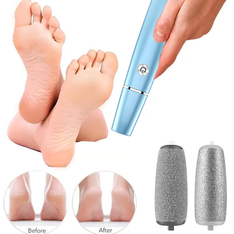 Electric Foot File and Callus Remover with Rechargeable Rotating Roller and Adjustable Speeds - Image 8