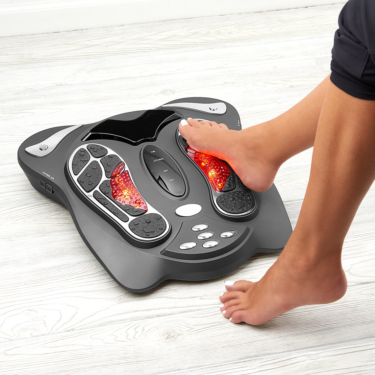 Electric Foot Massager Ems Infrared Heat Wireless Remote Pain Relief - Image 1