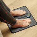 Electric Foot Massager Portable Ems Mat Digital LED Display Wireless Rechargeable - Image 1