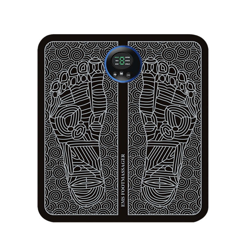 Electric Foot Massager Portable Ems Mat Digital LED Display Wireless Rechargeable - Image 4