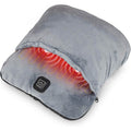 Electric Foot Warmer and Heated Massager with Vibration and Plush Fleece Pouch Massaging - Image 1