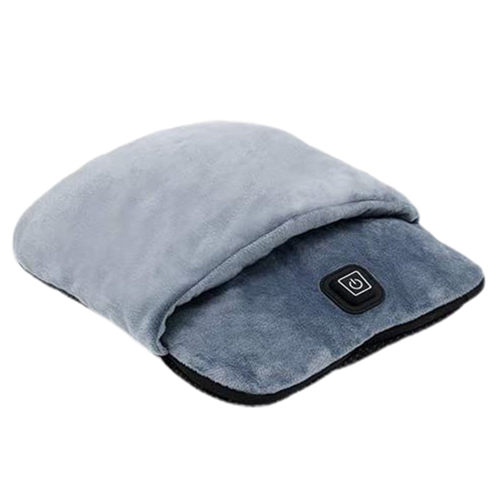 Electric Foot Warmer and Heated Massager with Vibration and Plush Fleece Pouch Massaging - Image 8