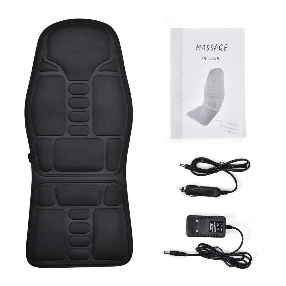 Electric Heated Massage Seat Cushion for Desk Chair Car and Office with Vibration and Remote Control - Image 5