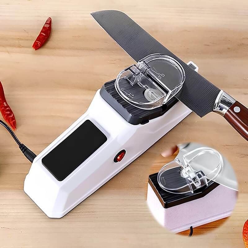 Electric Knife Sharpener Kitchen Scissor USB Non Slip For Knives - Image 1