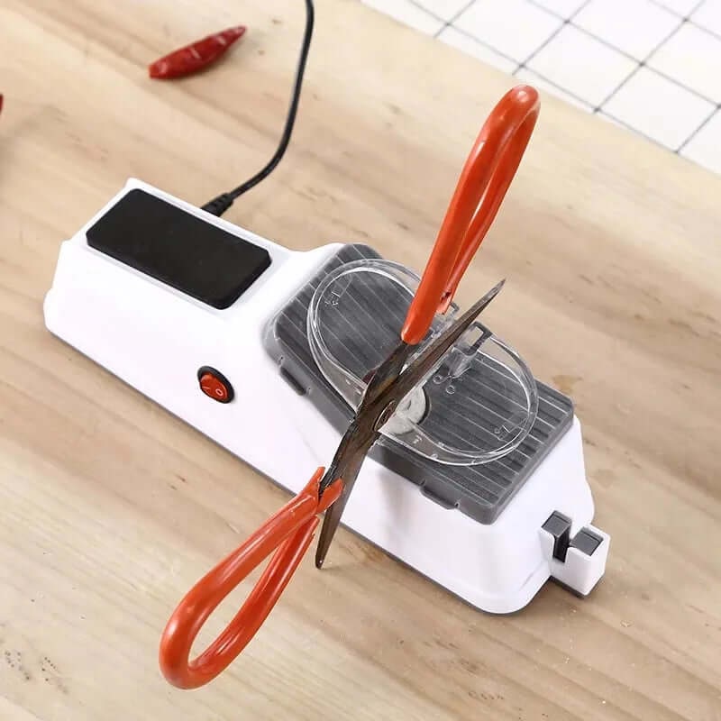 Electric Knife Sharpener Kitchen Scissor USB Non Slip For Knives - Image 4