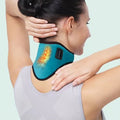 Electric Neck Heating Pad with Adjustable Heat Settings and Hook-And-Loop Closure - Image 1
