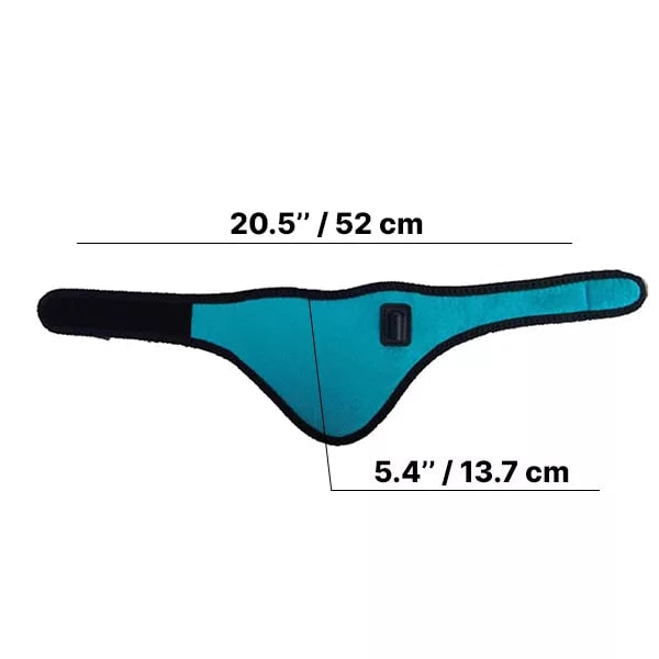 Electric Neck Heating Pad with Adjustable Heat Settings and Hook-And-Loop Closure - Image 6