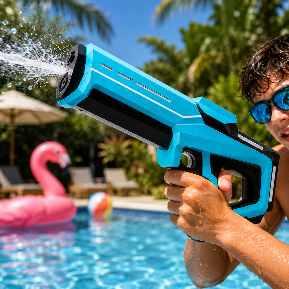 Electric Water Gun Automatic Blaster Rifle Trigger Portable Outdoor Long Range - Image 5