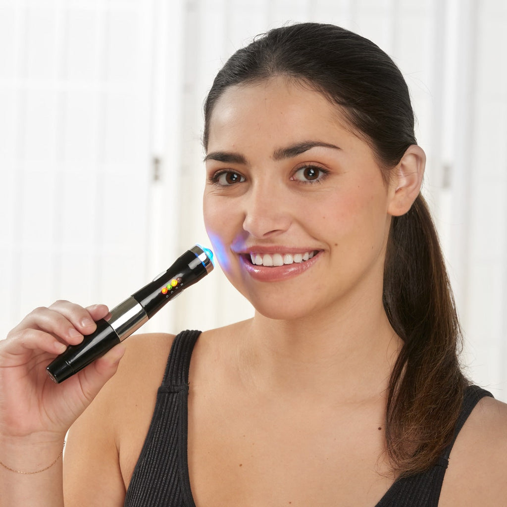 Electrolysis Hair Remover Portable Wireless LED Rollerball Pen Kit Home - Image 4