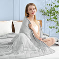 Cooling Comforter V Quilted Temperature Regulating Blanket