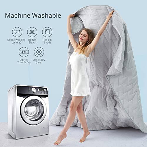 Cooling Comforter V Quilted Temperature Regulating Blanket