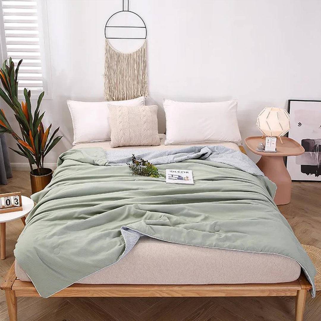 Cooling Comforter Soft Breathable Double Sided Quilt