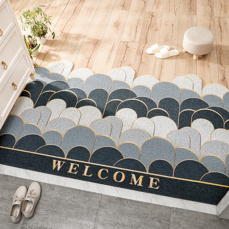 Entryway Doormat Indoor Outdoor Rugs with Non-Slip Backing and Dirt-Trapping PVC Loop - Image 3