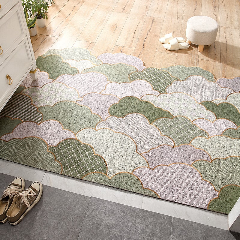 Entryway Doormat Indoor Outdoor Rugs with Non-Slip Backing and Dirt-Trapping PVC Loop - Image 4