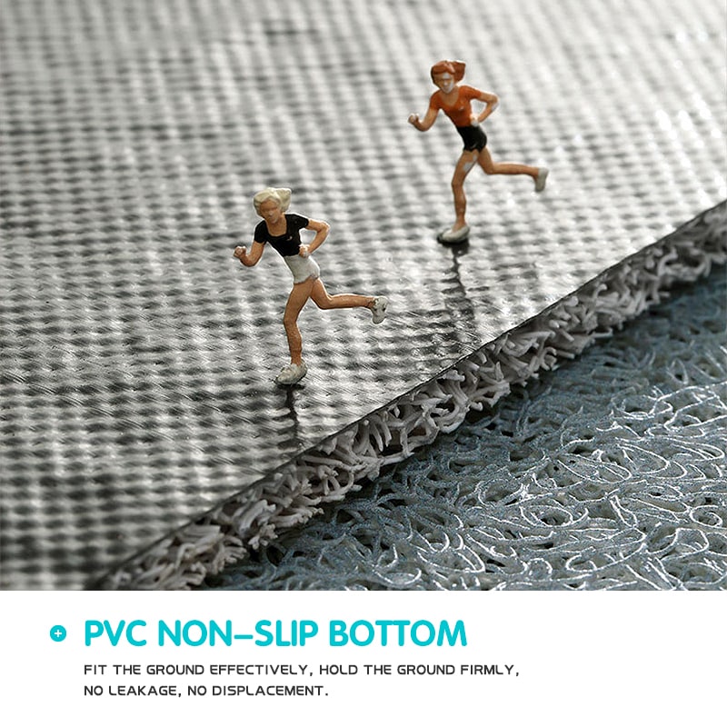Entryway Doormat Indoor Outdoor Rugs with Non-Slip Backing and Dirt-Trapping PVC Loop - Image 7