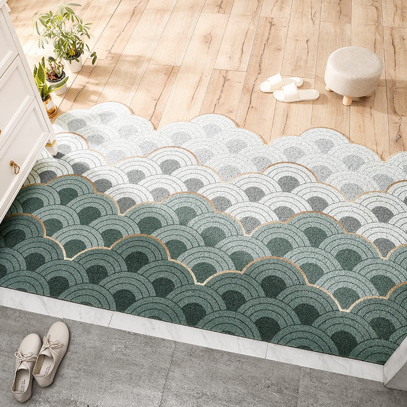 Entryway Doormat Indoor Outdoor Rugs with Non-Slip Backing and Dirt-Trapping PVC Loop - Image 9