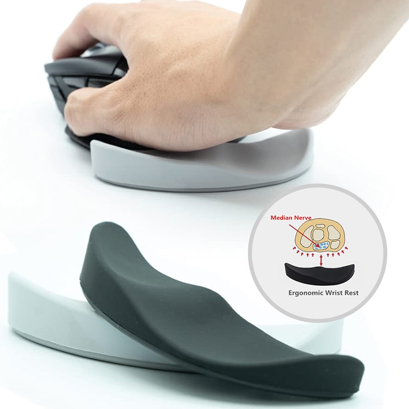Ergonomic Mouse Wrist Rest Pad with Support and Gliding Base for Computer Gaming - Image 15