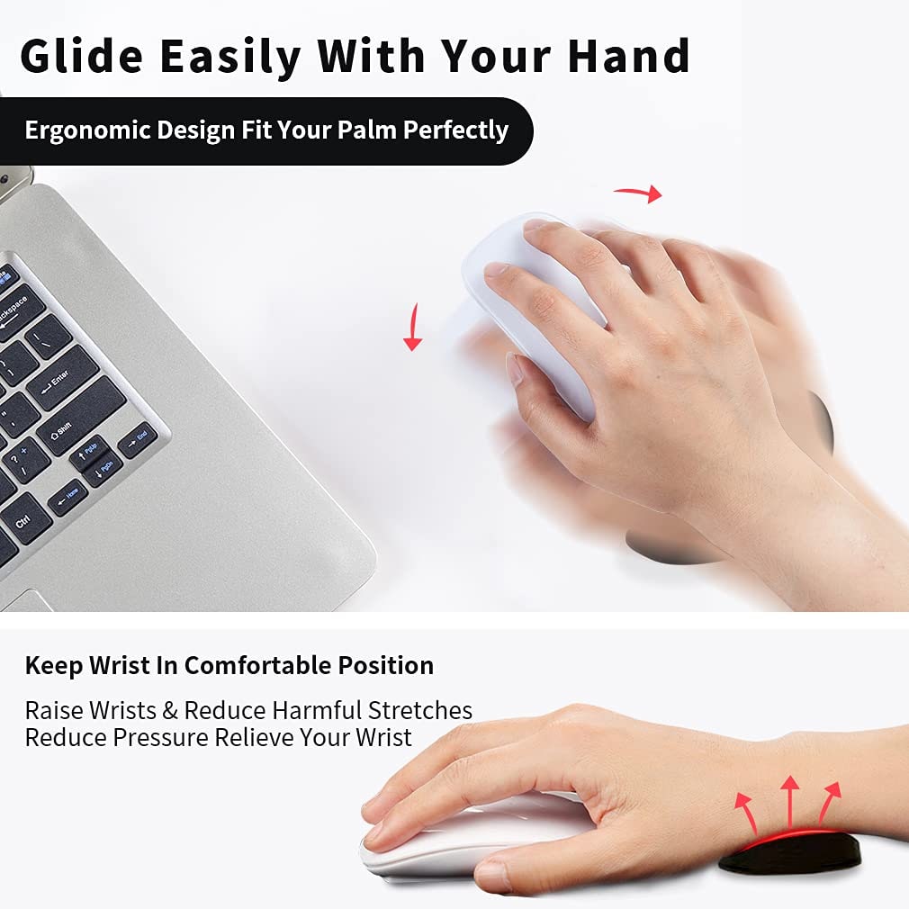 Ergonomic Mouse Wrist Rest Pad with Support and Gliding Base for Computer Gaming - Image 16