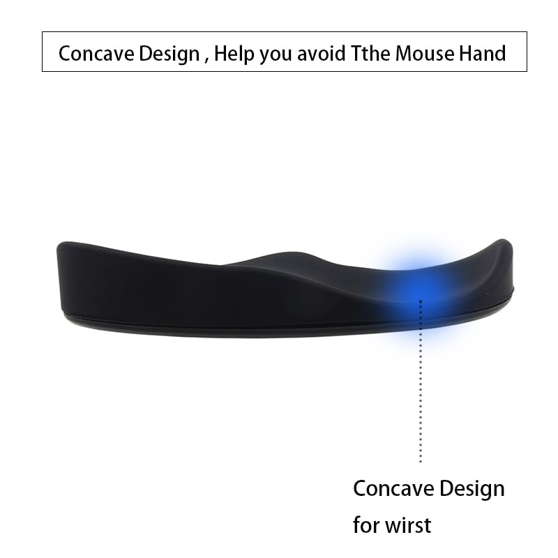 Ergonomic Mouse Wrist Rest Pad with Support and Gliding Base for Computer Gaming - Image 6