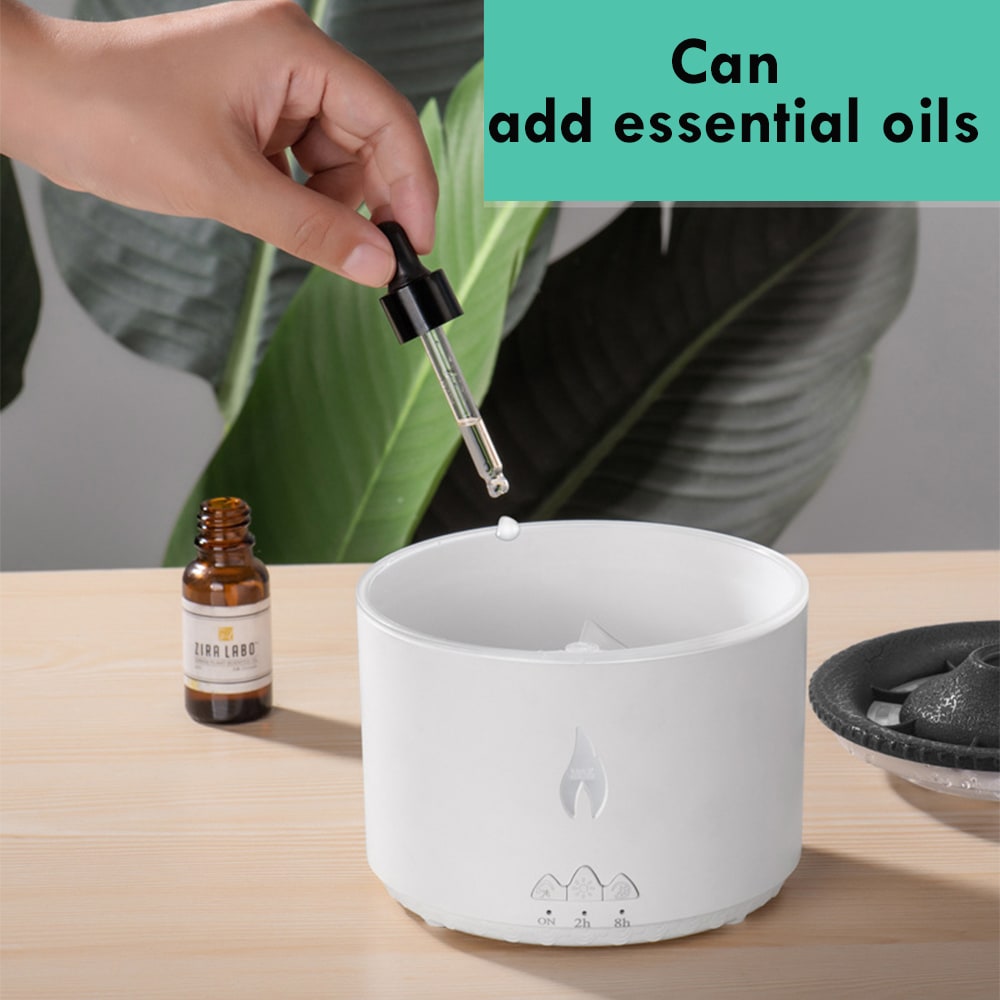 Essential Oil Humidifier Diffuser with Ultrasonic Mist and Light Effect Reed - Image 11