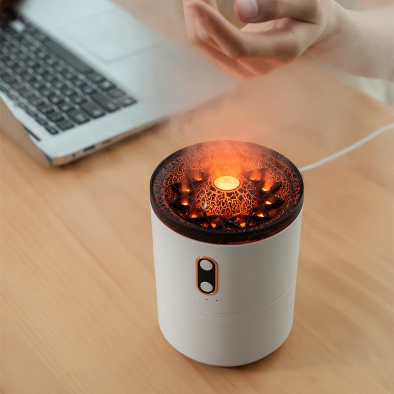 Essential Oil Humidifier Diffuser with Ultrasonic Mist and Light Effect Reed - Image 12