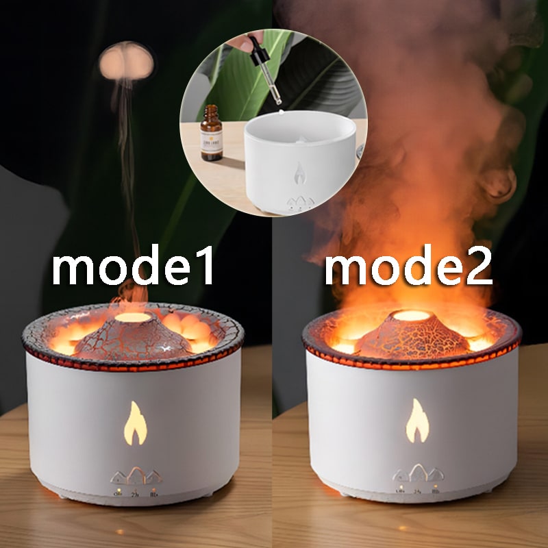 Essential Oil Humidifier Diffuser with Ultrasonic Mist and Light Effect Reed - Image 21
