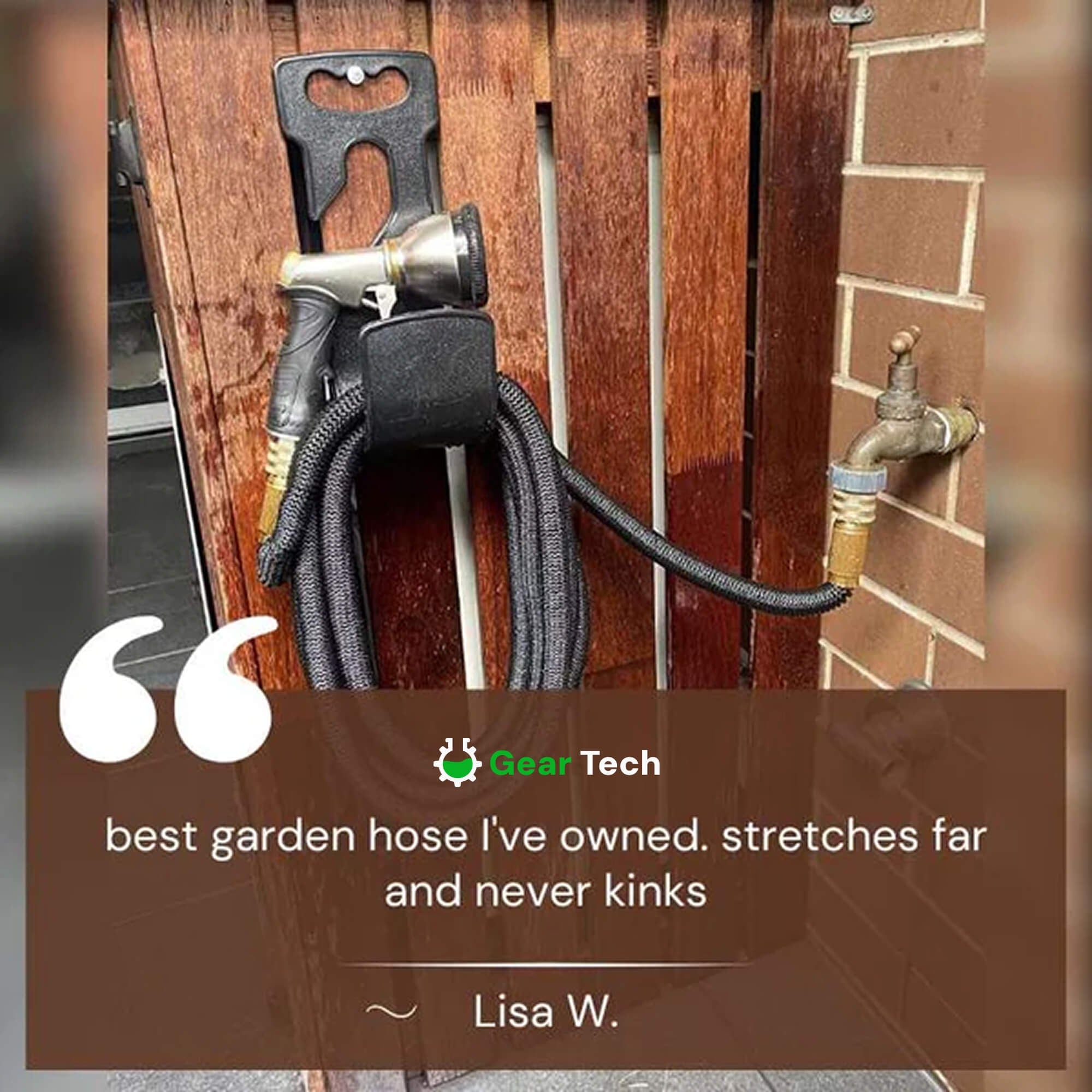 Expandable Garden Hose with Flexible Anti-Kink Design 8-Mode Spray Nozzle and Leak-Proof Connectors - Image 14