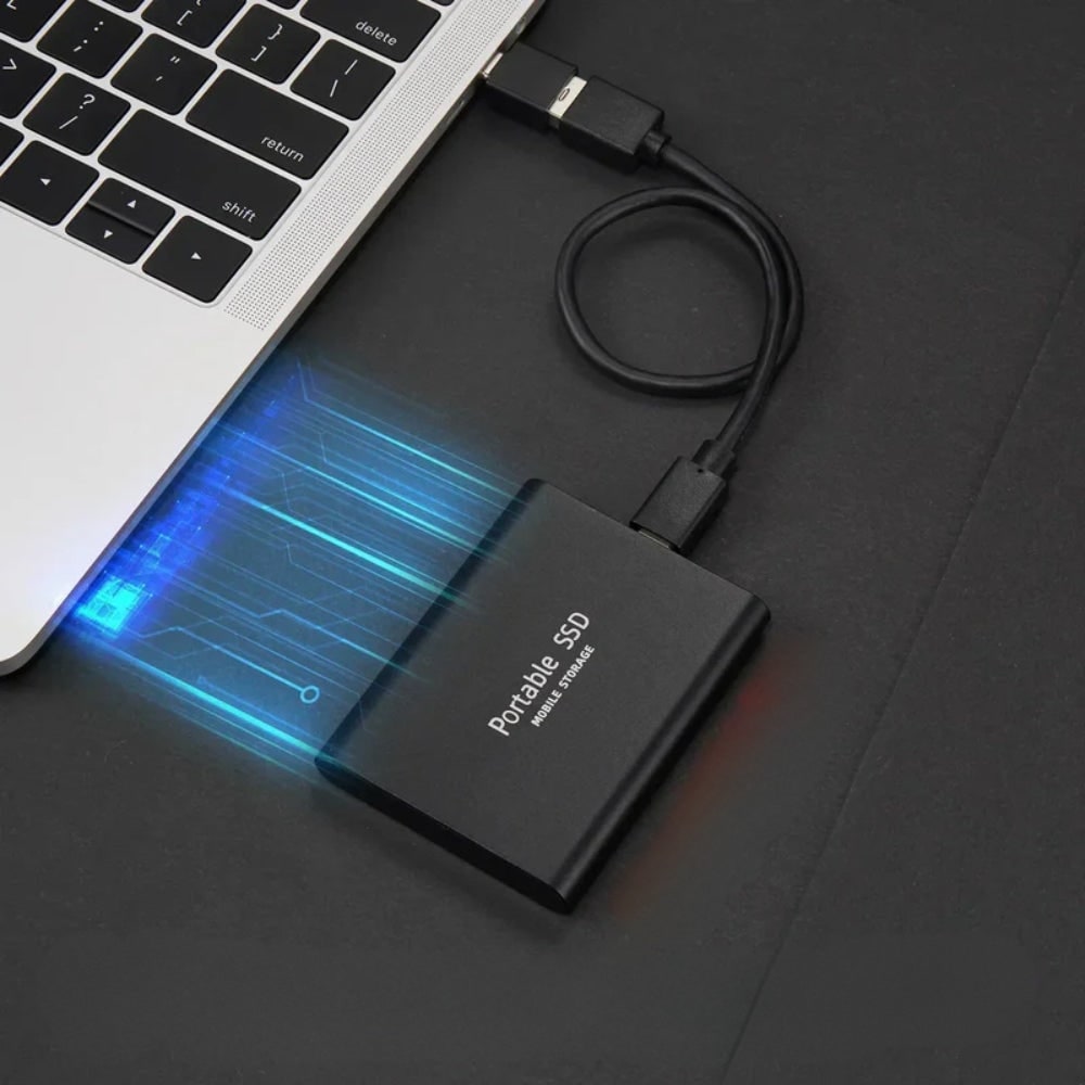 External Hard Drive Ssd Portable Solid State Metal USB C - Image 1