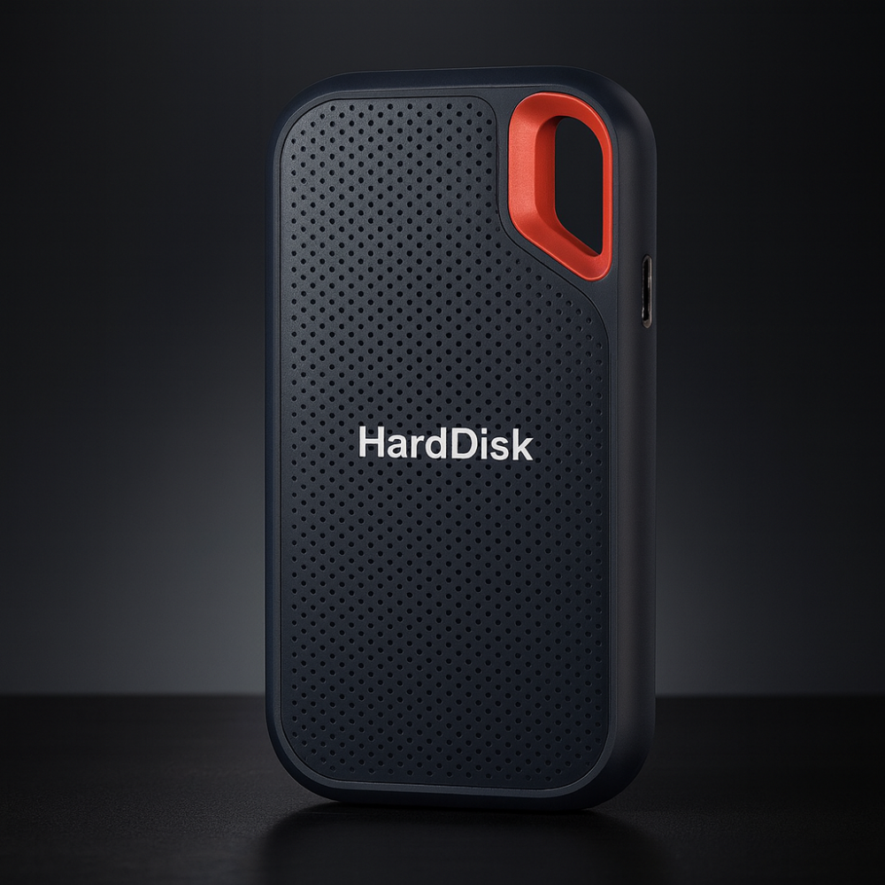 External Solid State Drive Ssd Portable Storage with Usb-C and Lanyard Loop For Pc - Image 1