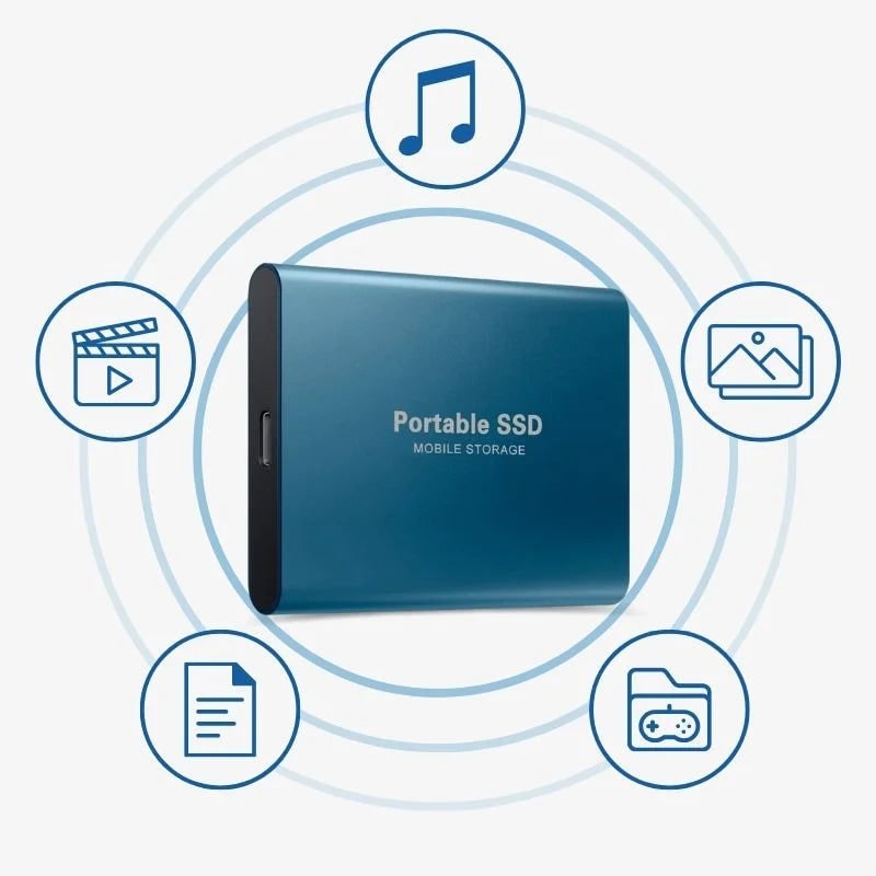 External Ssd Portable Solid State Drive with Usb-C M.2 Nvme Storage - Image 4