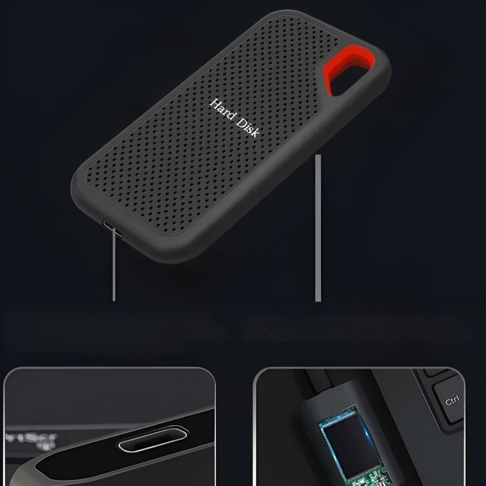 External Ssd Solid State Drive Portable Usb-C Compact Travel Storage - Image 5