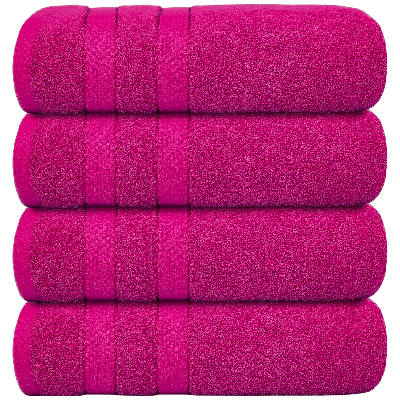 4-teiliges übergroßes Badetuch-Set 75 × 150 cm saugfähig