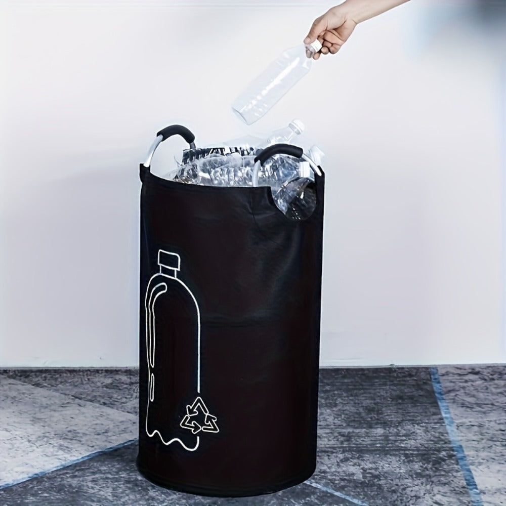 82L Portable Foldable Waste Storage Container with Handle