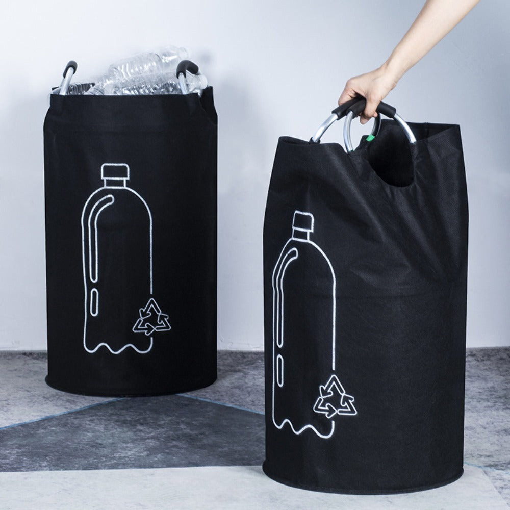 82L Portable Foldable Waste Storage Container with Handle