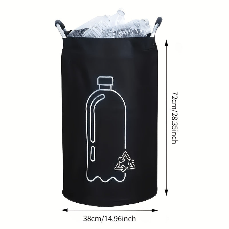 82L Portable Foldable Waste Storage Container with Handle