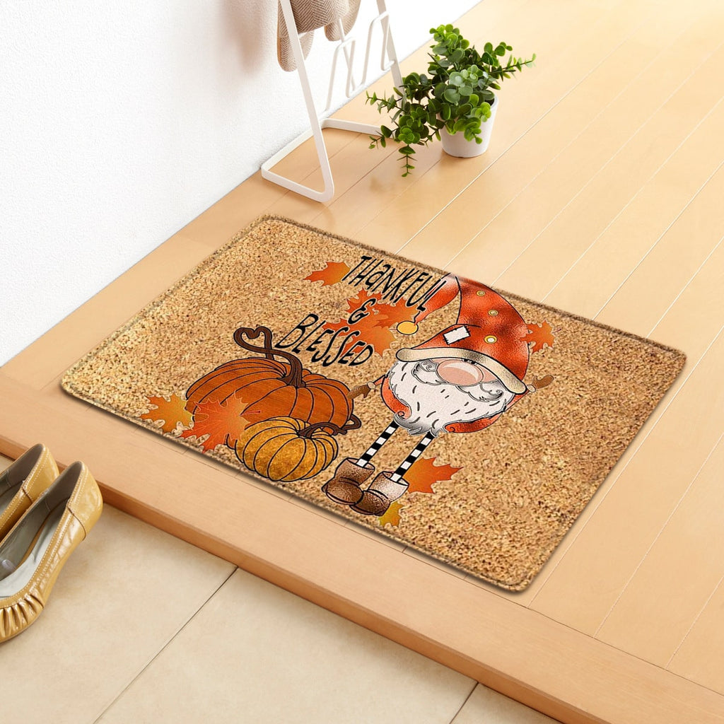 Fall Doormat with Autumn Pumpkin and Thanksgiving Design Indoor Entryway - Image 6
