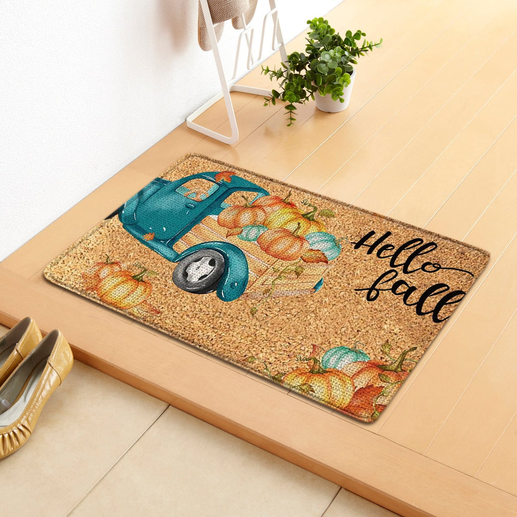 Fall Doormat with Autumn Pumpkin and Thanksgiving Design Indoor Entryway - Image 8