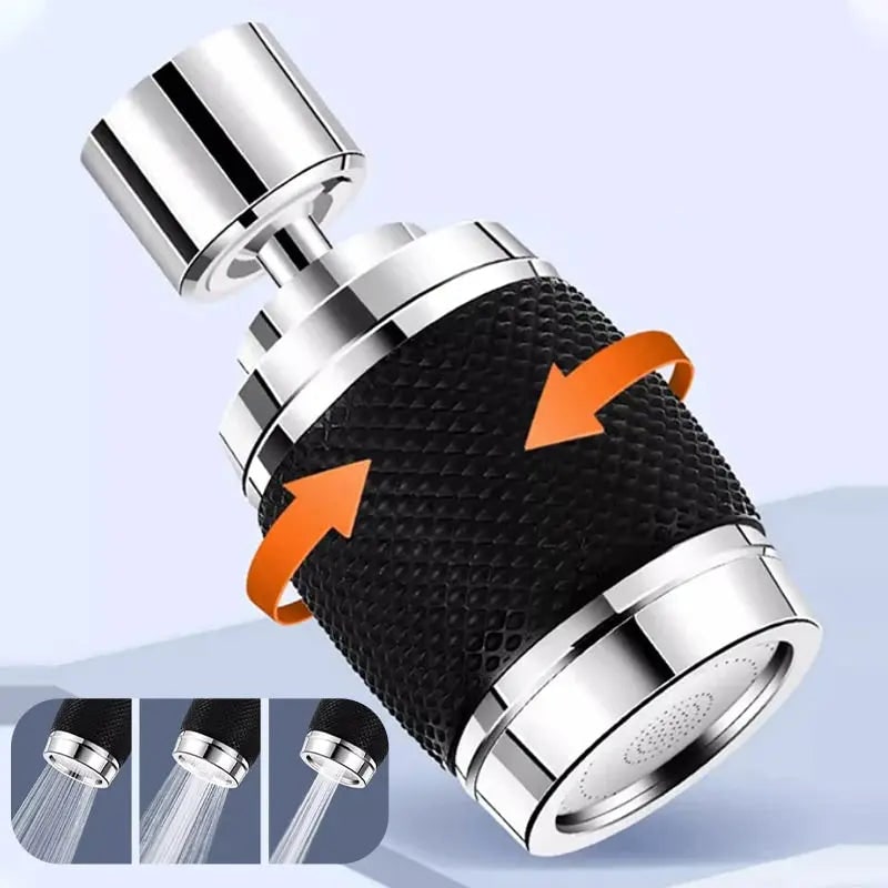 Faucet Aerator and Screen Replacement with 360° Rotation and Water Saving Spray Modes - Image 5