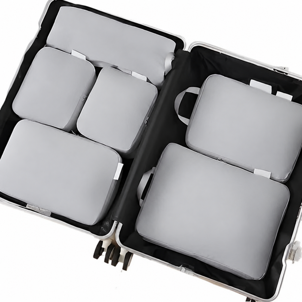 6 Piece Compression Packing Cube Travel Storage Set