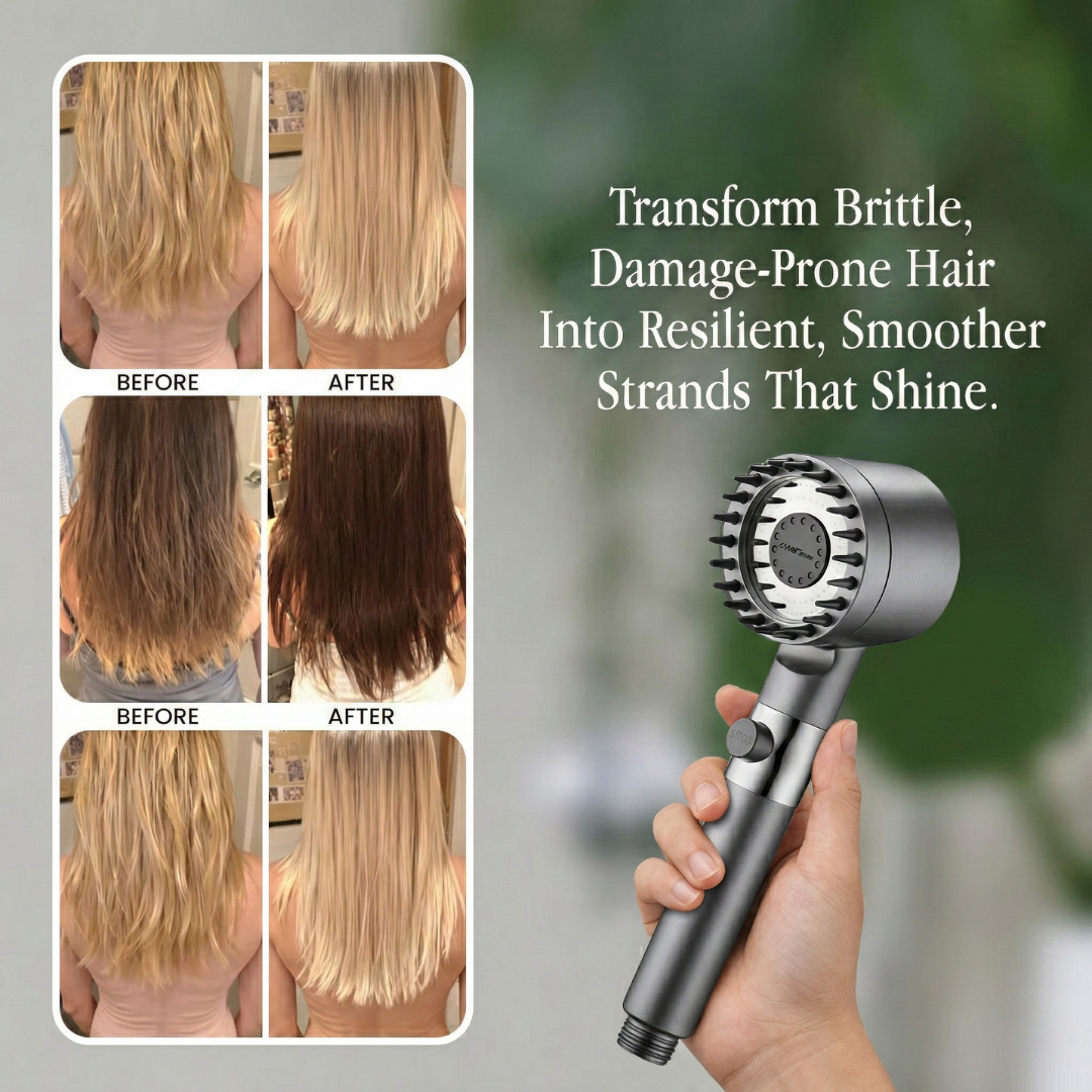 Filtered Water Shower Head with High Pressure Handheld Spray and Replaceable Filter Cartridge - Image 4
