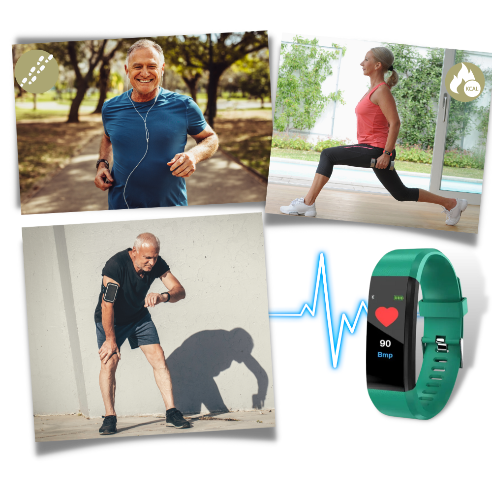 Fitness Tracker Watch with Heart Rate Monitor Step and Distance Tracking for Seniors - Image 5